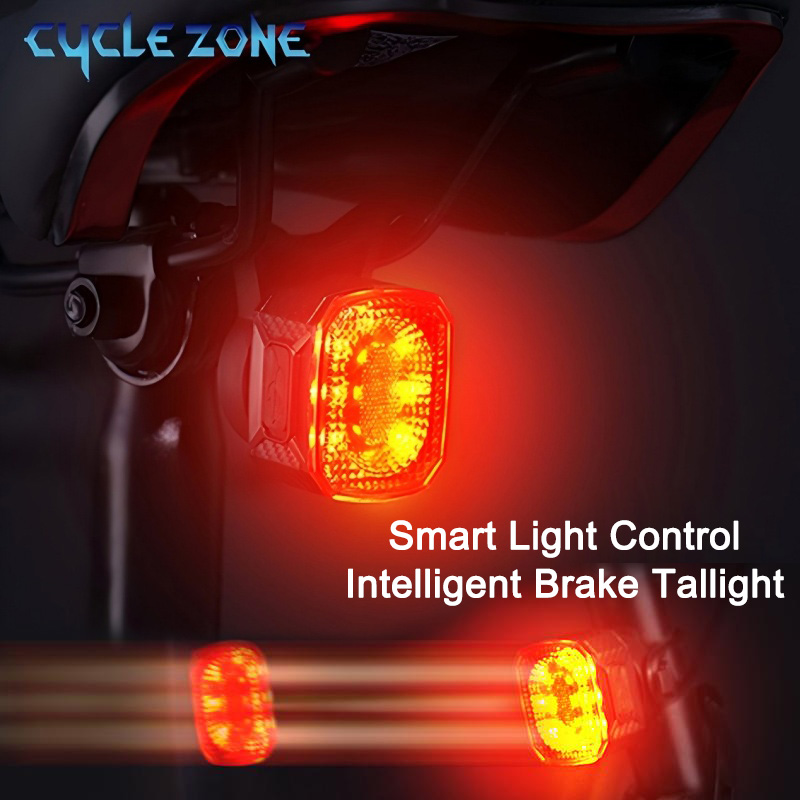 Cycle Zone - Inteligentna lampka rowerowa z czujnikiem hamowania,