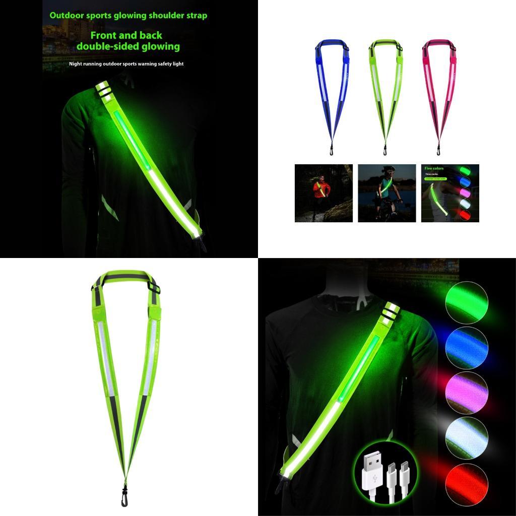 Cycling Visibility Gear - R6FE Cycling Pasek odblaskowy 5 Światło