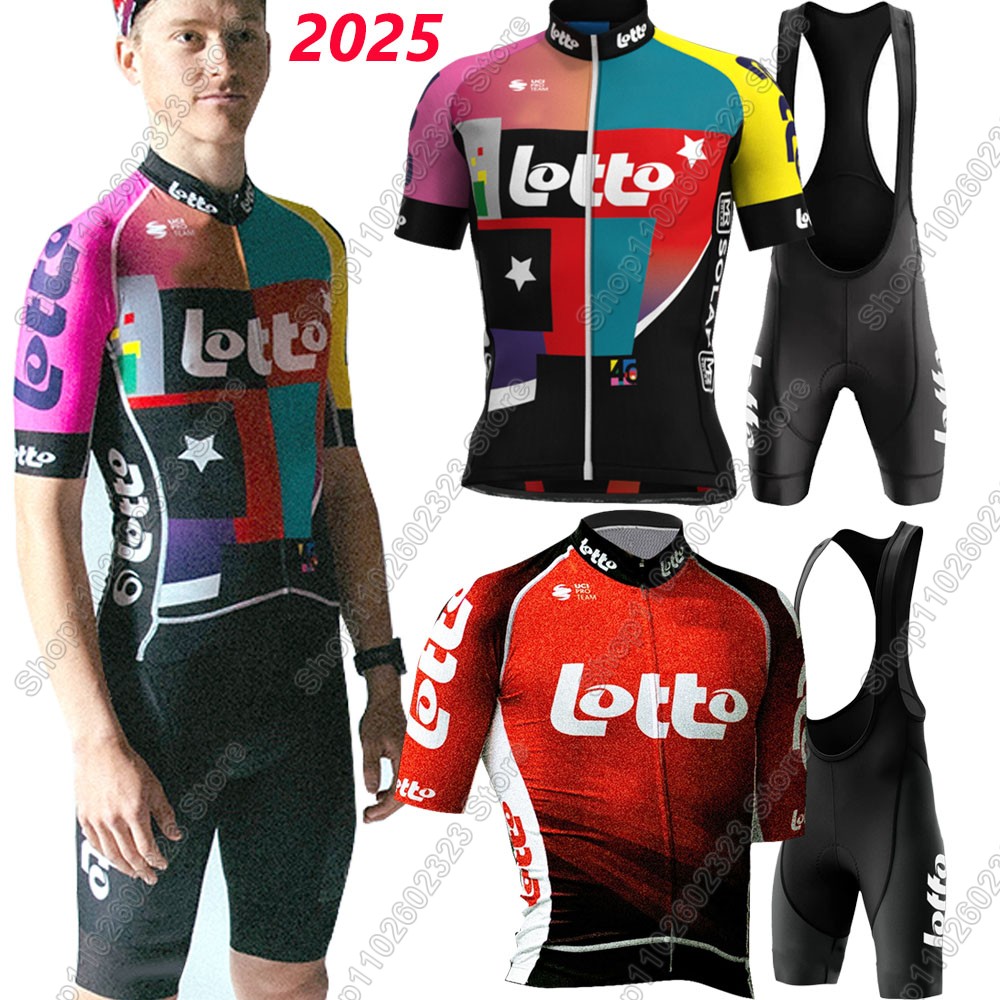 Cycling Gear Outfit - Zestaw kolarski Lotto Team 2025 Koszulka