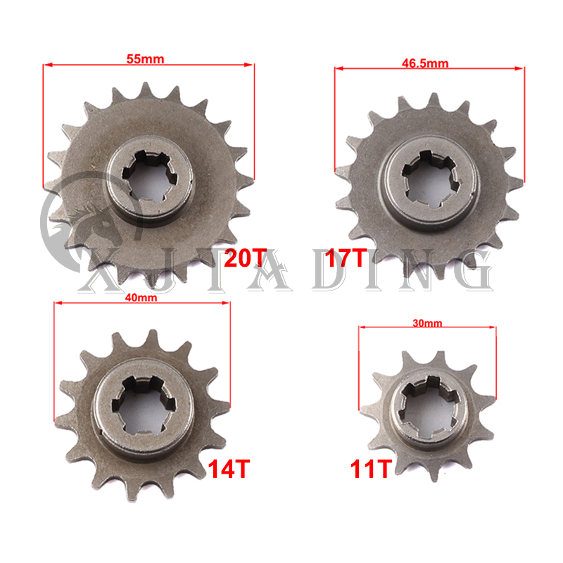Cycling Gear Box - Motocyklowa przednia przekładnia zębata T8F 11/14/17/20T