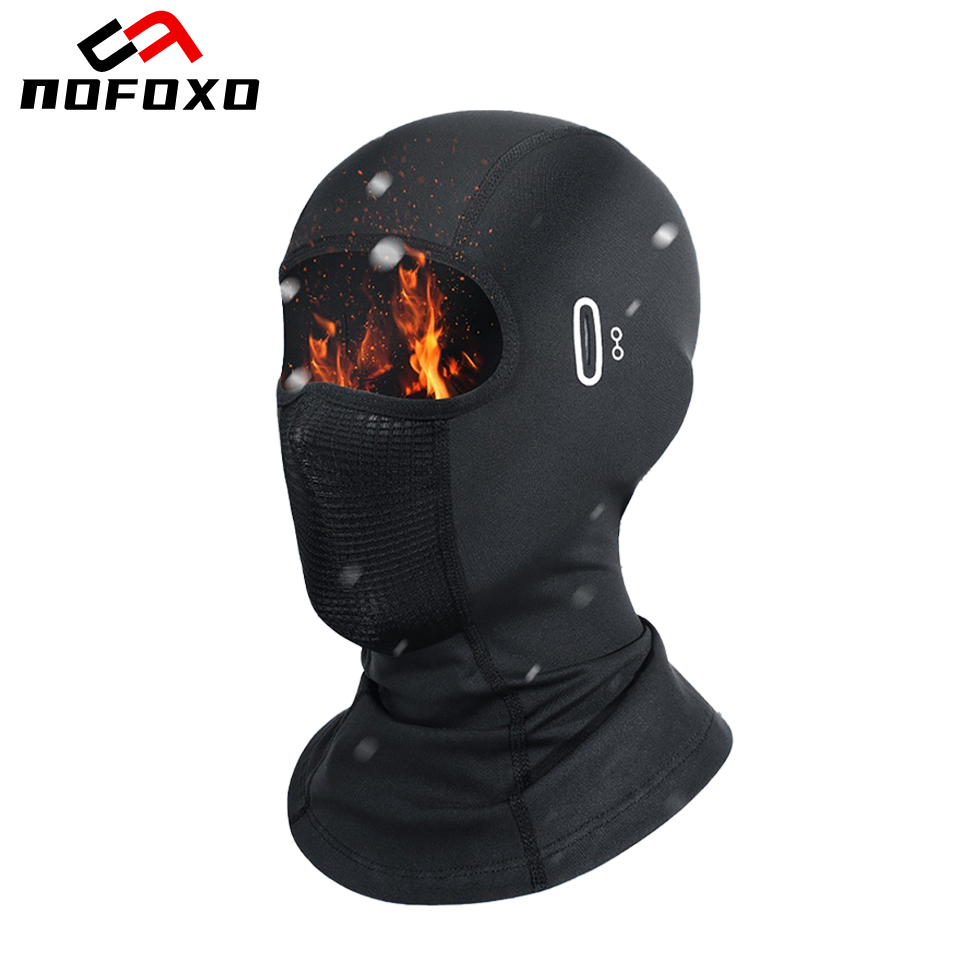 Cycling Gear In Winter - Maska na twarz NOFOXO do jazdy