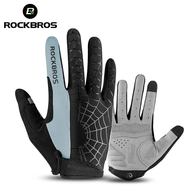 Cycling Gear Pas - ROCKBROS wiosenne rękawiczki rowerowe z pełnym