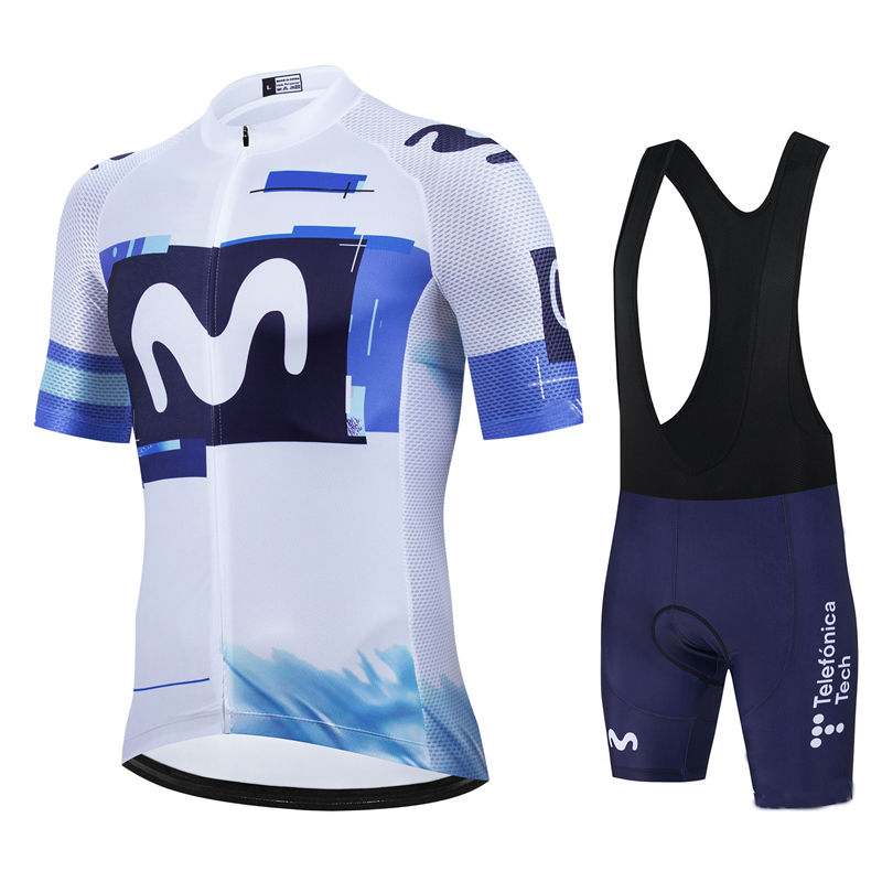 Cycling Gear Outfit - Movistar Pro Team letni kombinezon rowerowy