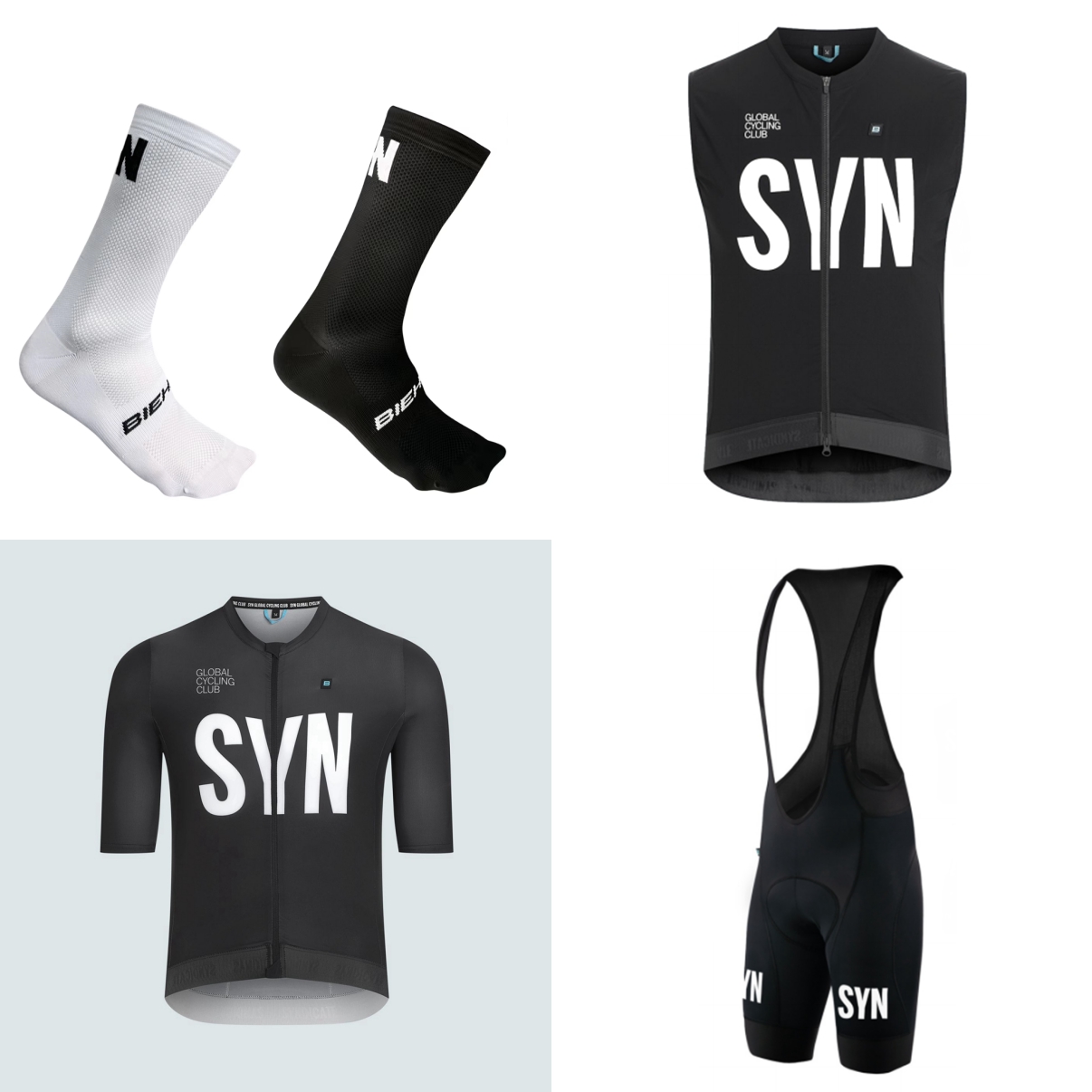 Cycling Gear Outfit - Letni strój rowerowy z krótkim rękawem