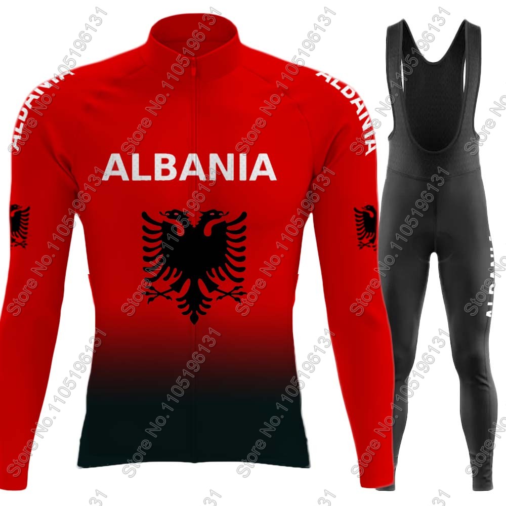 Cycling Gear Outfit - Zestaw kolarski Reprezentacji Albanii 2026, koszulka