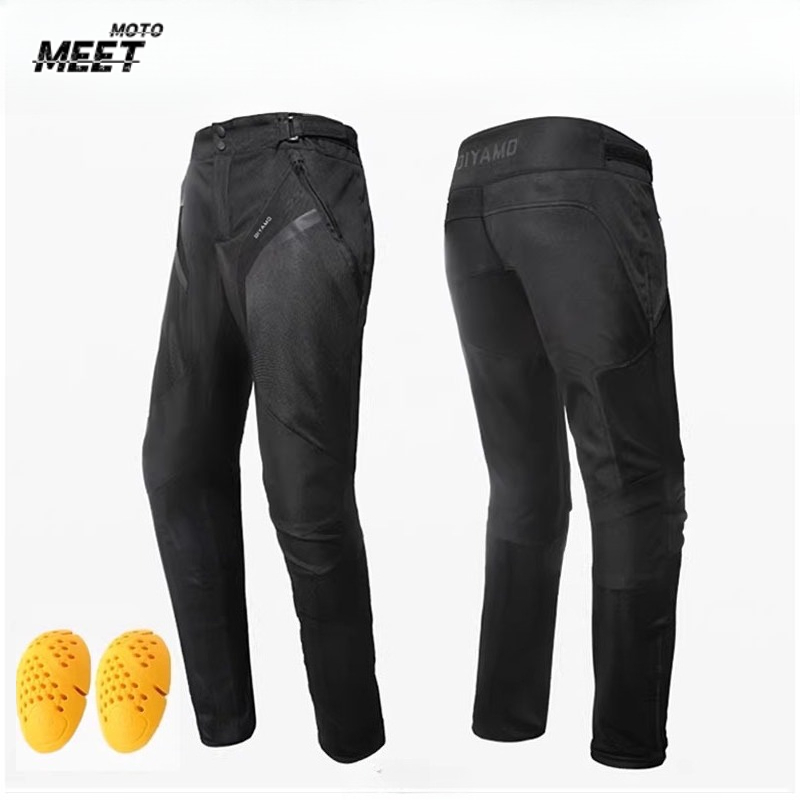 Cycling Gear Pants - Oddychające męskie spodnie motocyklowe z certyfikatem