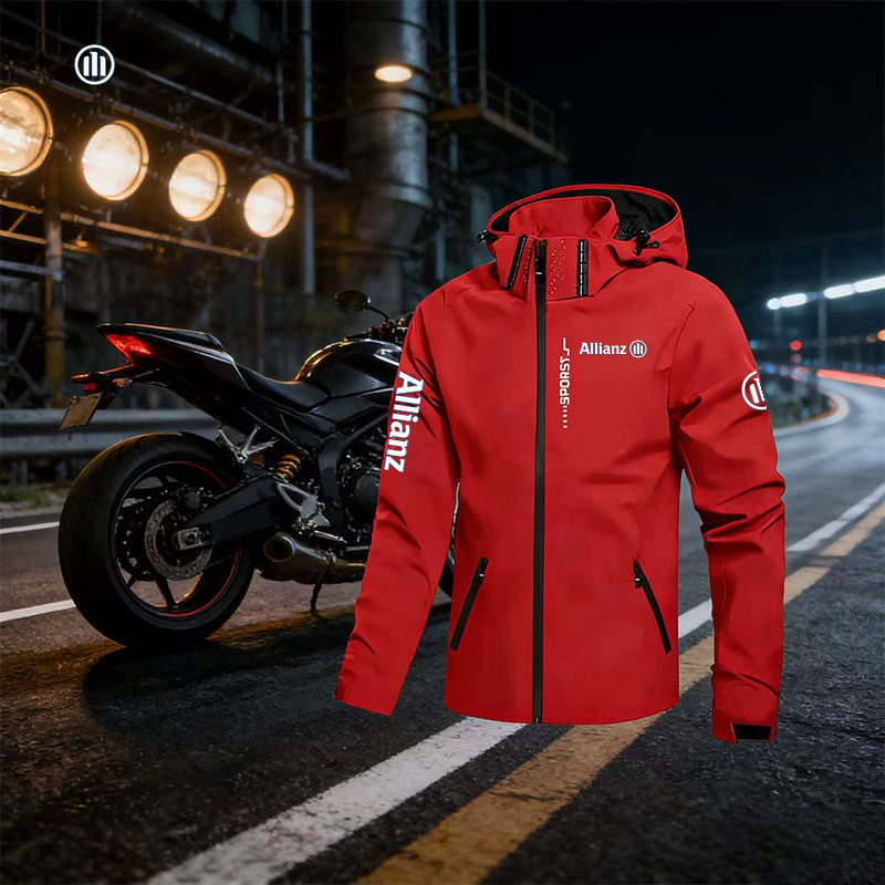 Cycling Gear Rain - Męska kurtka przeciwdeszczowa Allianz Logo 2026