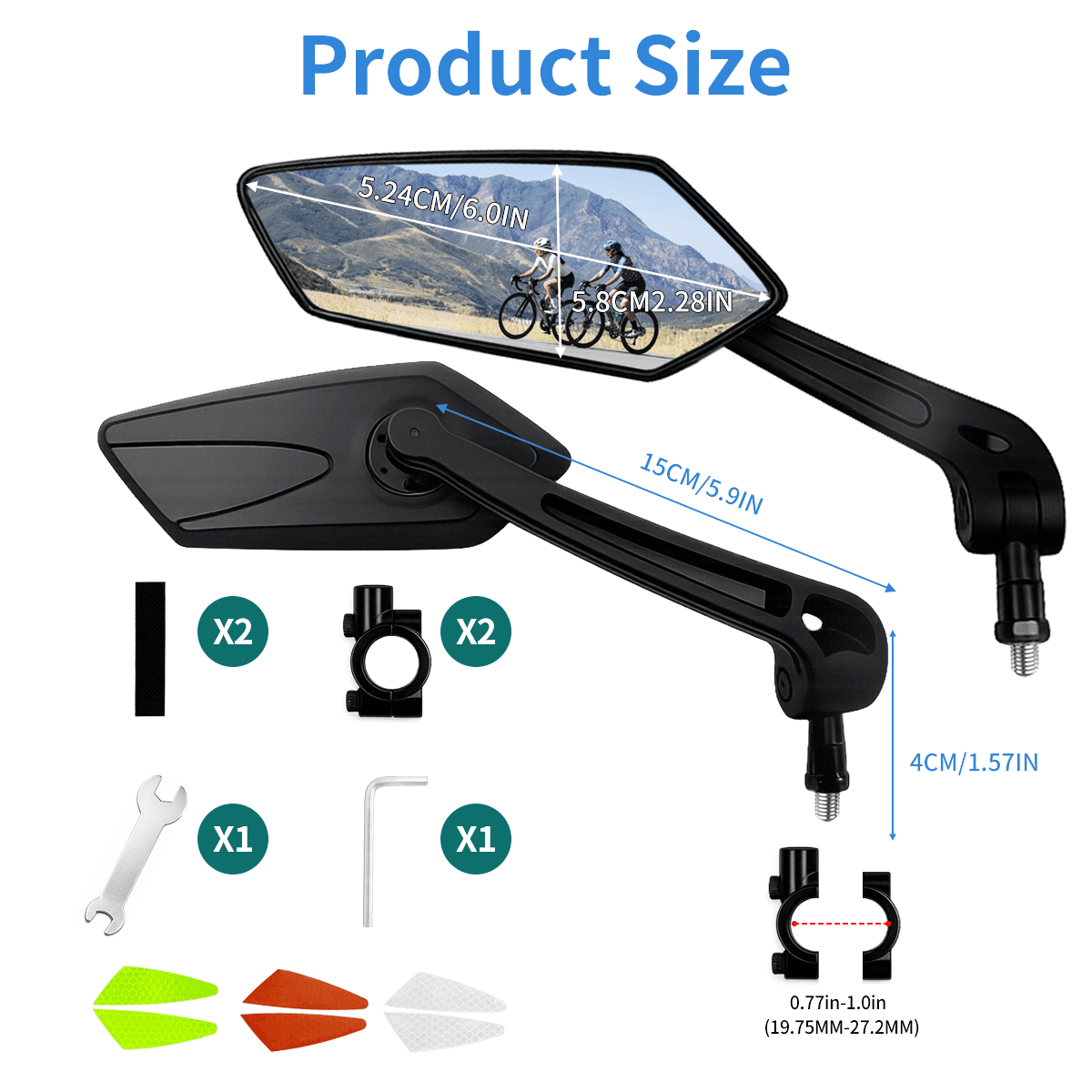 Para regulowanych lusterek row – Cycle Zone recenzja i cena