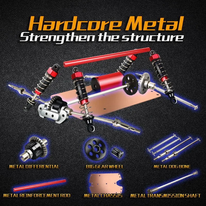 Samochody RC 4WD o prędkości 1 – Cycling Gear Box recenzja i cena