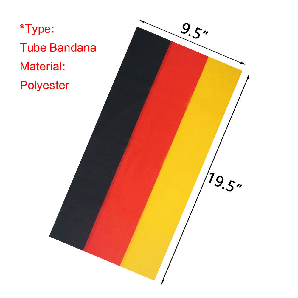Chusta na szyję z flagą Niemie – Cycling Gear Germany recenzja i cena