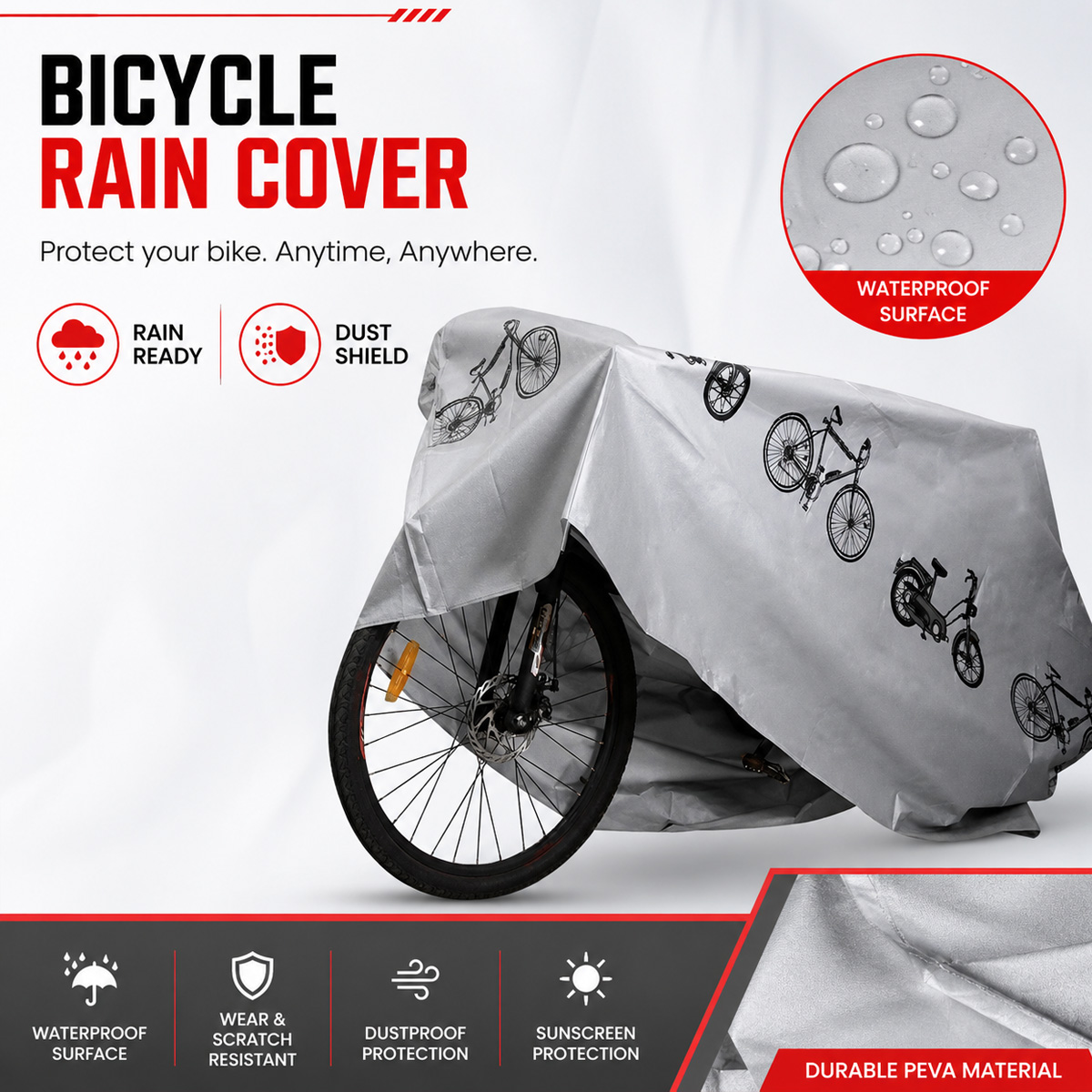 Uniwersalny pokrowiec na rower – Cycling Gear Rain recenzja i cena