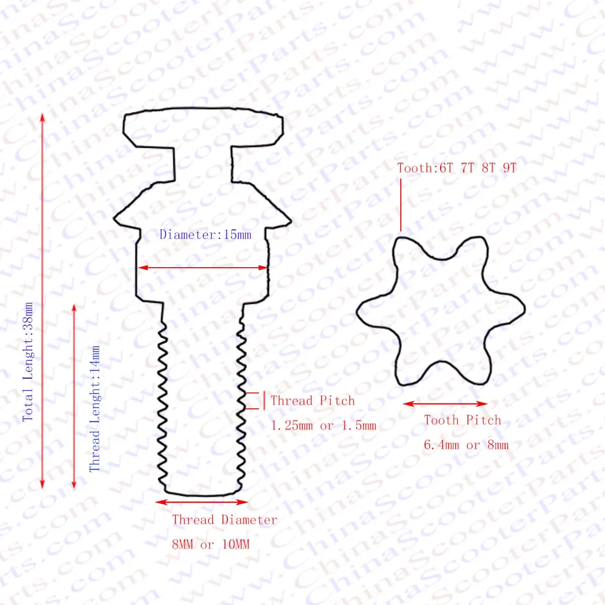 6T 7T 8T 9T 25H T8F M8 M10 Prz – Cycling Gear Box recenzja i cena