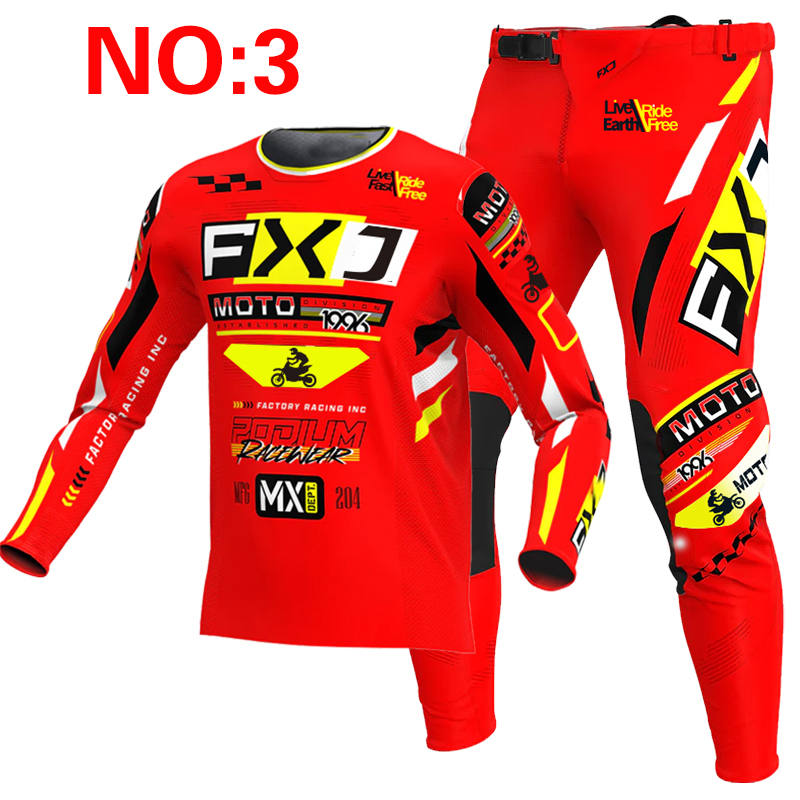NOWY FXJ żółty zestaw enduro m – Cycling Gear Pants recenzja i cena