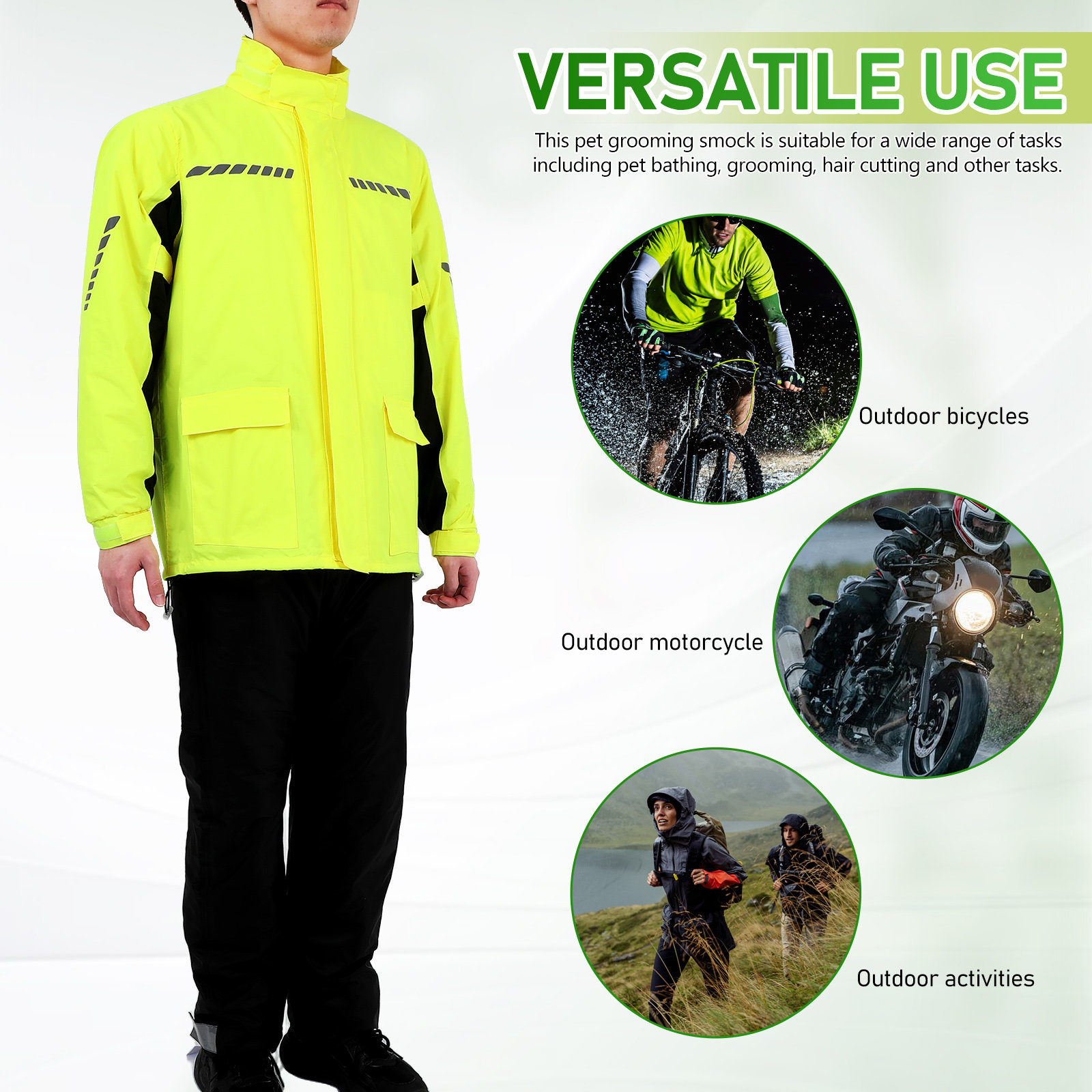 Męski zestaw rowerowy na deszc – Cycling Gear Pants recenzja i cena