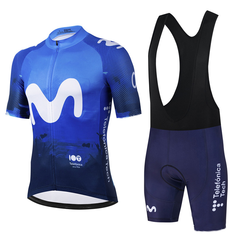Movistar Pro Team letni kombin – Cycling Gear Outfit recenzja i cena