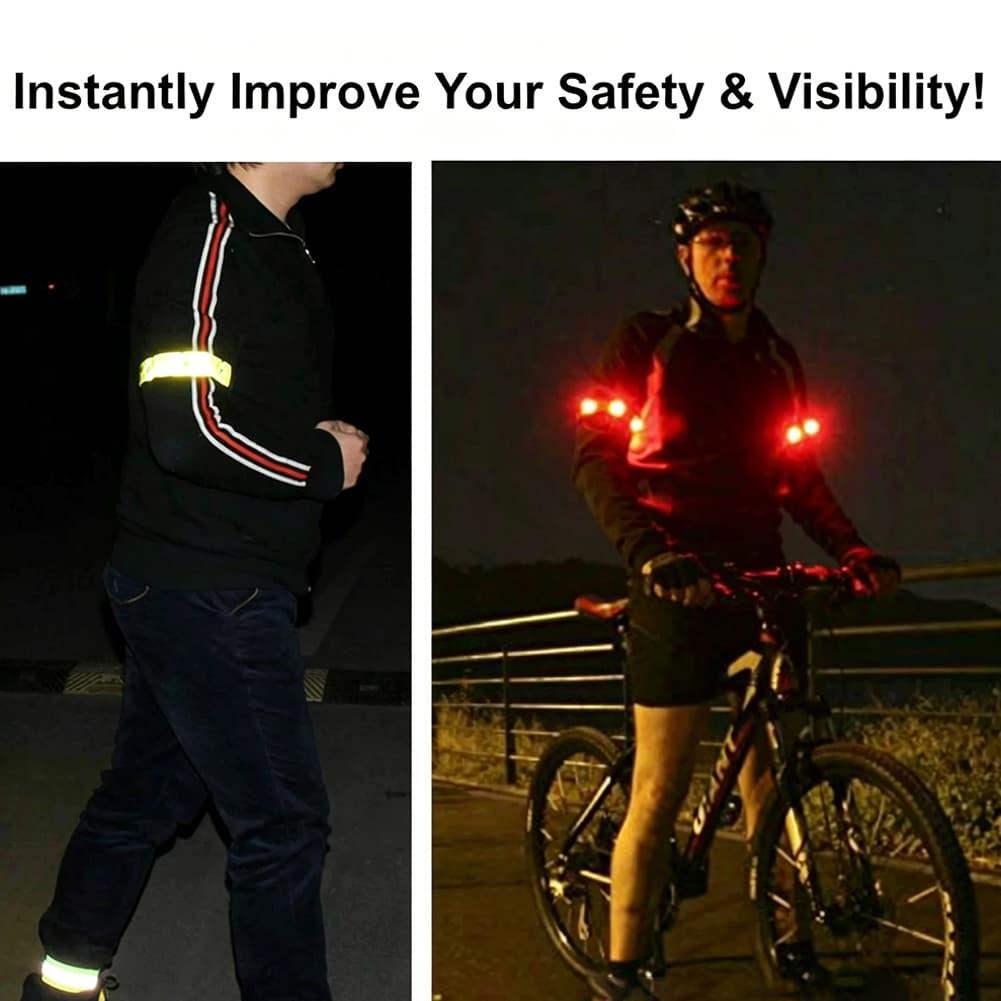 Odblaskowa opaska LED z trybam – Cycling Visibility Gear recenzja i cena