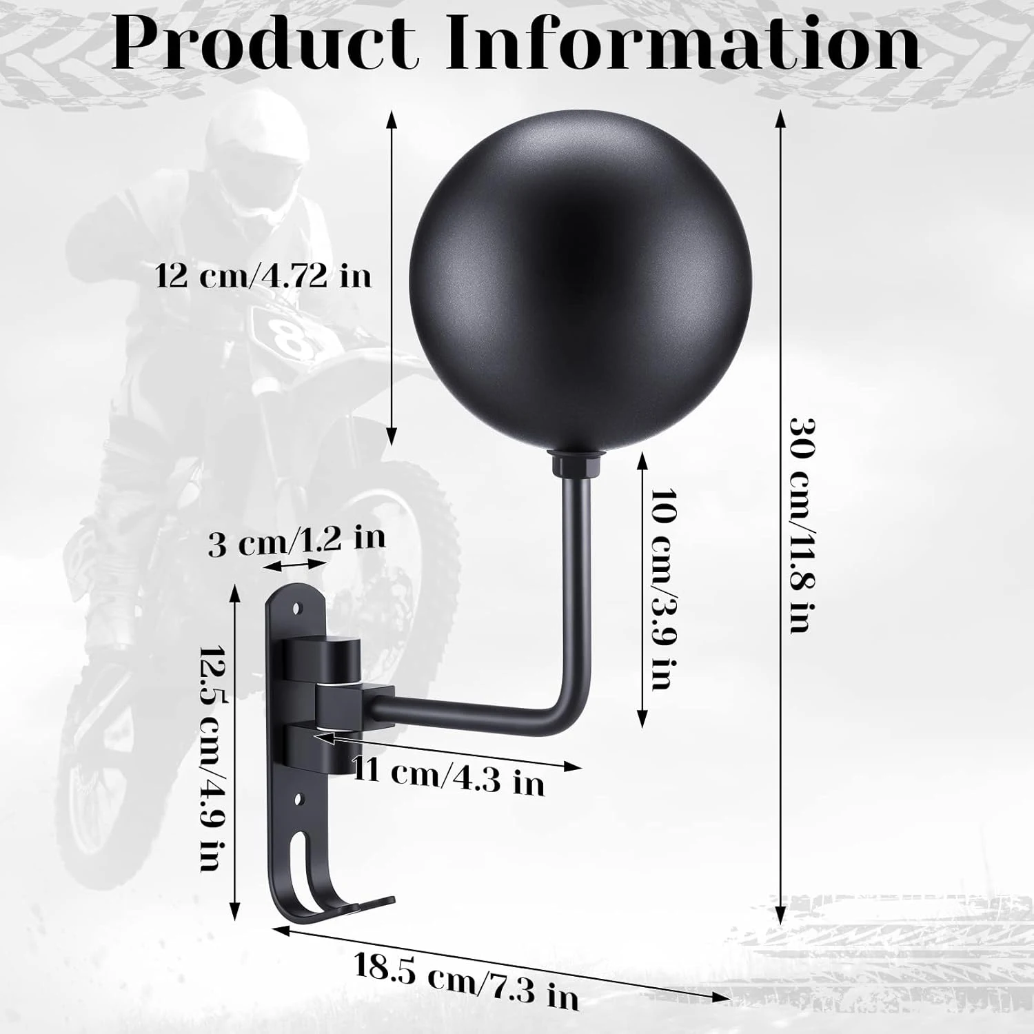 Uchwyt ścienny na kask motocyk – Cycling Gear Wall Mount recenzja i cena