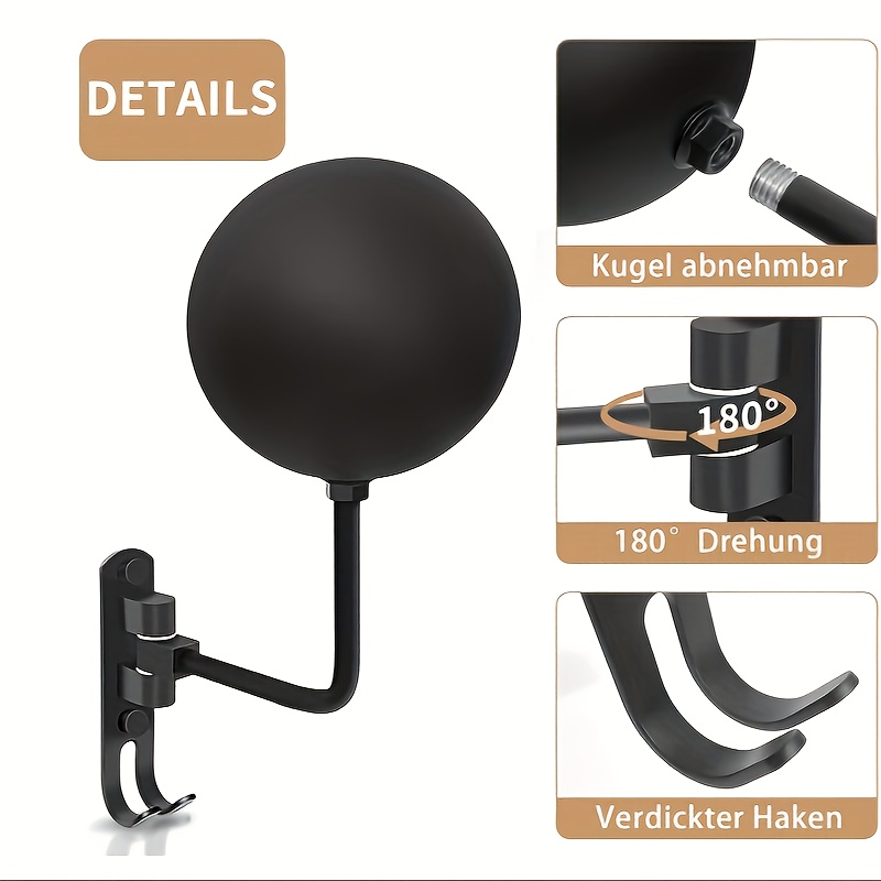 180 °   Wieszak ścienny na kas – Cycling Gear Wall Mount recenzja i cena
